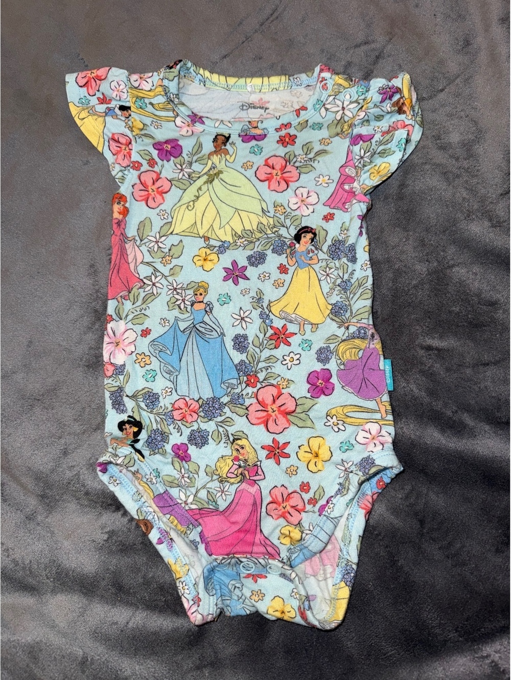 Posh Peanut Disney Princess OG Print Twirl Romper